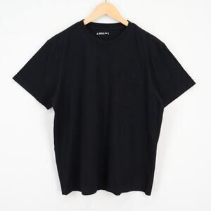 American Giant Men's Short Sleeve Pocket Tee Black Size L NWOT